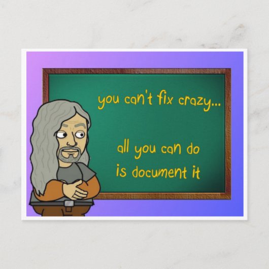 carte postale folle (Devant)