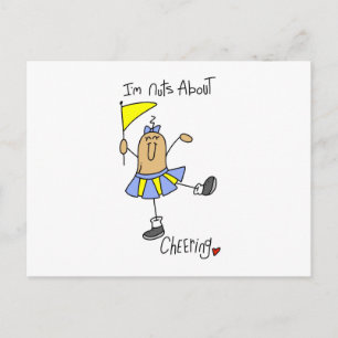 Carte Postale Folle de T-shirts et Cadeaux de Cheerleading
