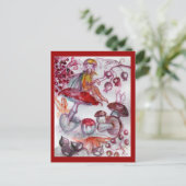 CARTE POSTALE FOLLET MAGIQUE DE CHAMPIGNONS (Debout devant)