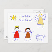 Carte Postale Follow the Star (Devant / Derrière)