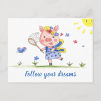Follow Your Dreams//Funny Piglet