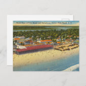 Carte Postale Folly Beach and Amusement Park, Caroline du Sud (Devant / Derrière)