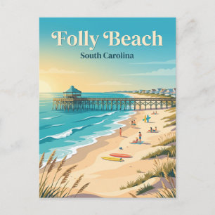 Carte Postale Folly Beach, Caroline du Sud