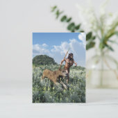 Carte Postale fonctionnement avec le tigre (Debout devant)