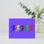 Carte Postale fonctionnement de coureurs de 100m 200m 400m 800m (Debout devant)