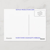 CARTE POSTALE FONCTIONNEMENT DE L'EAU (Dos)