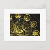 Carte Postale Fonctions d'horloge interne (Devant)