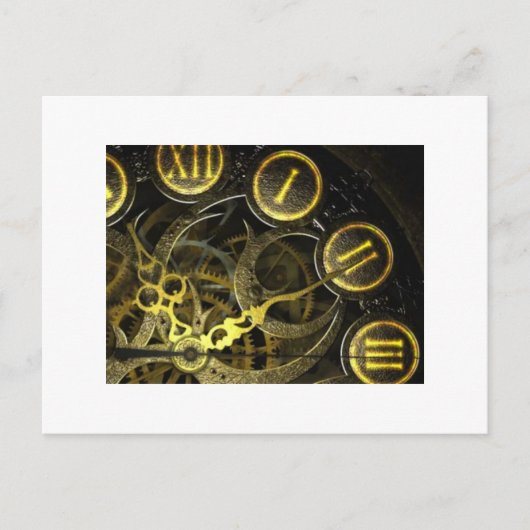 Carte Postale Fonctions d'horloge interne (Devant)