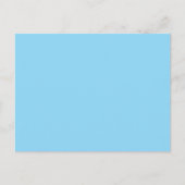 Carte Postale Fond bleu clair uni de couleur uniforme (Devant)