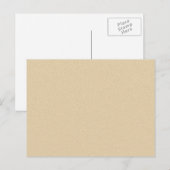Carte Postale Fond de sable naturel doux (Devant / Derrière)