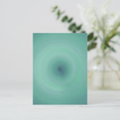 Carte Postale Fond de texture circulaire - Turquoise (Debout devant)