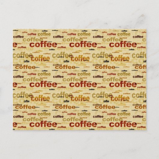 Carte Postale Fond d'écran Café (Devant)