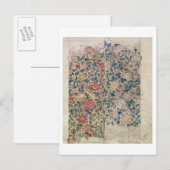 Carte Postale Fond d'écran "Rose" (crayon et avec papier) (Devant / Derrière)