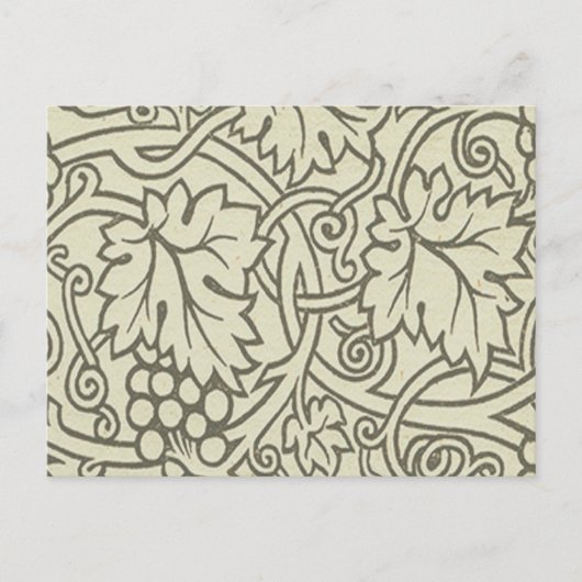 Carte Postale Fond d'écran William Morris Grapevine Sage (Devant)