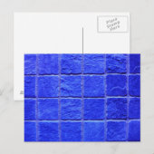 Carte Postale Fond des carreaux bleus (Devant / Derrière)