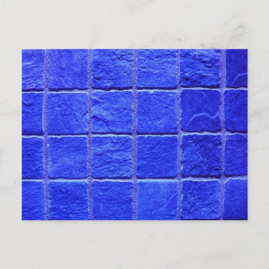 Carte Postale Fond des carreaux bleus (Devant)