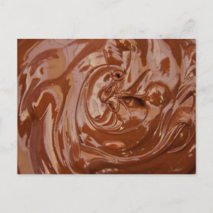 Carte Postale Fond en Chocolat
