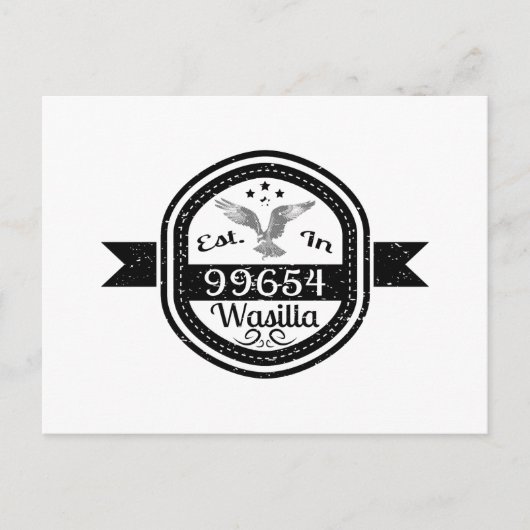 Carte Postale Fondée En 99654 Wasilla (Devant)