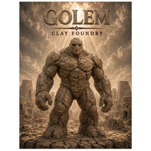Carte Postale Fonderie d'argile de Golem Dark Cinema