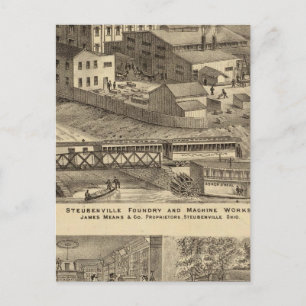 Carte Postale Fonderie et machines de Steubenville
