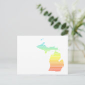 Carte Postale fondu de froid du michigan (Debout devant)