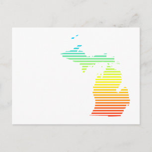 Carte Postale fondu de froid du michigan
