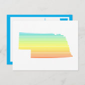 Carte Postale fondu de refroidissement du nebraska (Devant / Derrière)
