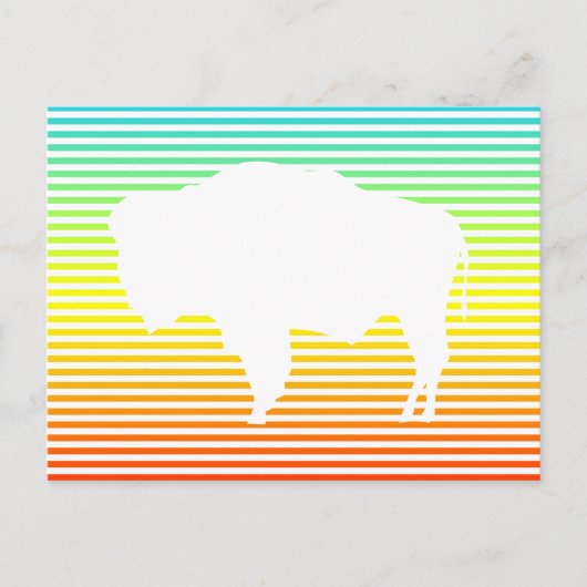 Carte Postale fondu de refroidissement du wyoming (Devant)