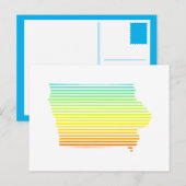 Carte Postale fondu de refroidissement iowa (Devant / Derrière)