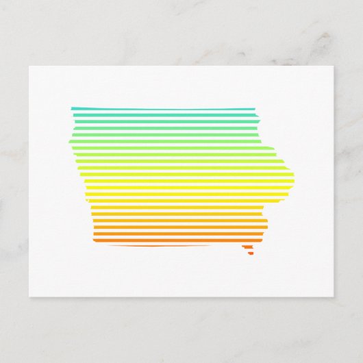 Carte Postale fondu de refroidissement iowa (Devant)