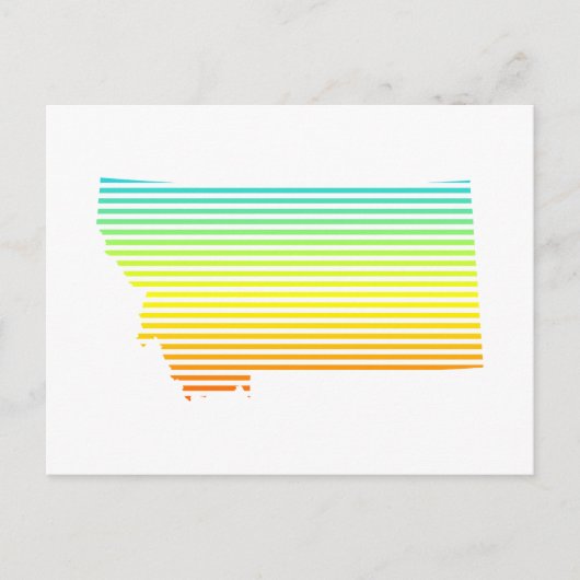 Carte Postale fondu de refroidissement montana (Devant)