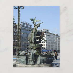 Carte Postale Fontaine