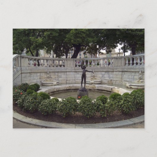 Carte Postale Fontaine à Mt Washington (Devant)