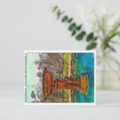 Carte Postale Fontaine à Old Courthouse, Fredericksburg, TX (Debout devant)