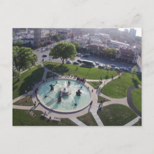 Carte Postale Fontaine commémorative Kansas City de JC Nichols