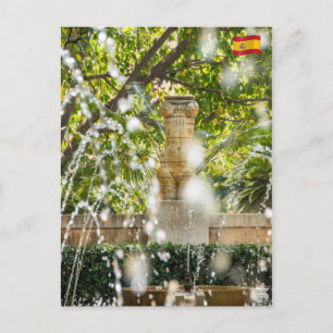 Carte Postale Fontaine dans les jardins d'Almudaina - Palma de M