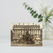 Carte Postale Fontaine de Bartholdi, Lyon, France (Debout devant)