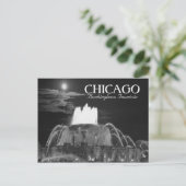 Carte Postale Fontaine de Buckingham Chicago Illinois (Debout devant)