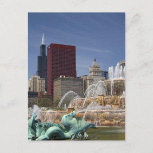 Carte Postale Fontaine de Buckingham située à Grant Park,