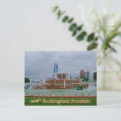 Carte Postale Fontaine de Chicagos Buckingham (Debout devant)