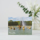 Carte Postale Fontaine de dragon dans le jardin de Versailles -  (Debout devant)
