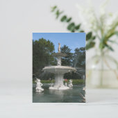 Carte Postale Fontaine de Forsyth à Savannah Géorgie (Debout devant)
