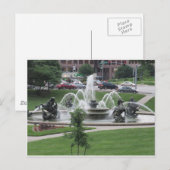 Carte Postale fontaine de Kansas City Plaza (Devant / Derrière)