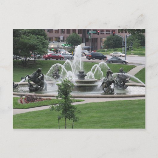 Carte Postale fontaine de Kansas City Plaza (Devant)