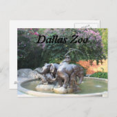 Carte Postale Fontaine de l'Éléphant (Devant / Derrière)