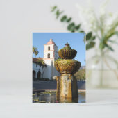 Carte Postale Fontaine de Mission père Noël Barbara (Debout devant)