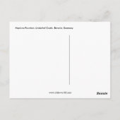 Carte Postale Fontaine de Neptune, château de Linderhof, Allemag (Dos)