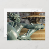 Carte Postale Fontaine de sirène (Devant / Derrière)