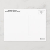 Carte Postale Fontaine de sirène (Dos)