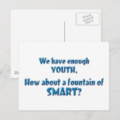 Carte Postale Fontaine de SMART (Devant / Derrière)
